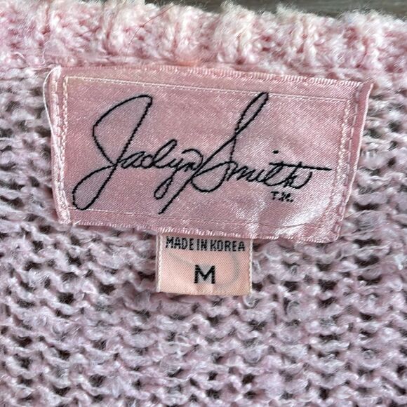 Jaclyn Smith Ladies Vintage Pastel Pink Pullover Sweater, Size Medium - Picture 2 of 6